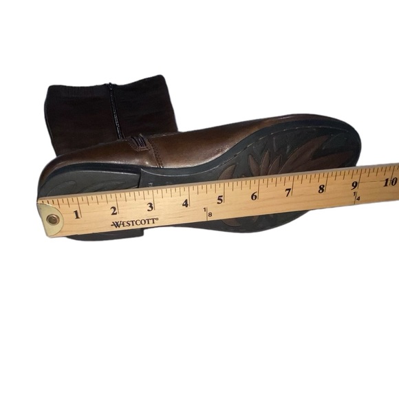 BORN Lizzie Western-Inspired Studded Genuine Leather Brown Boots - Women Size 8 - Picture 14 of 16